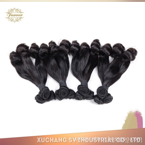 top quality Malaysian unprocessed human virgin remy hair bouncy curls indian aunty funmi hair